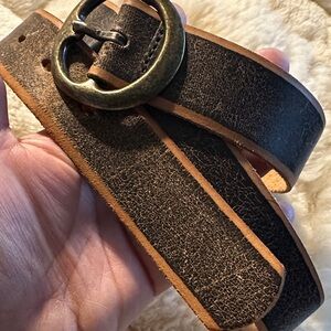 GAP Distressed Brown Leather Belt